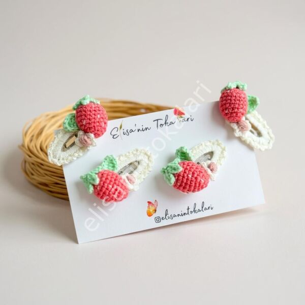 STRAWBERRY HAİR PİN