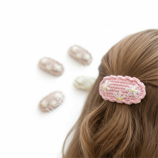 DAİSY EMBRİODERY HAİRPİN