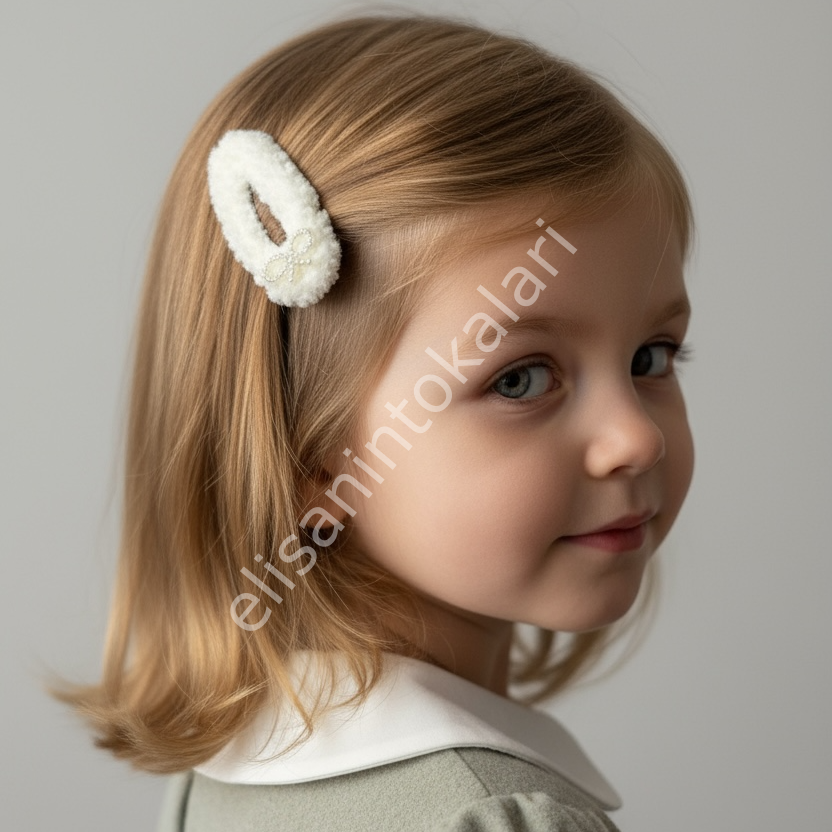 HANDMADE PUFFY PEARL BOW HAIR PIN