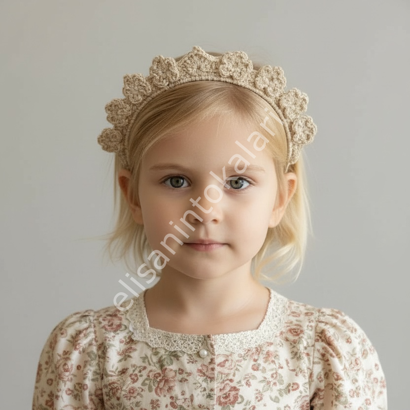 CROCHET FLORAL WHOLESALE HEADBAND – HANDMADE BULK ACCESSORY