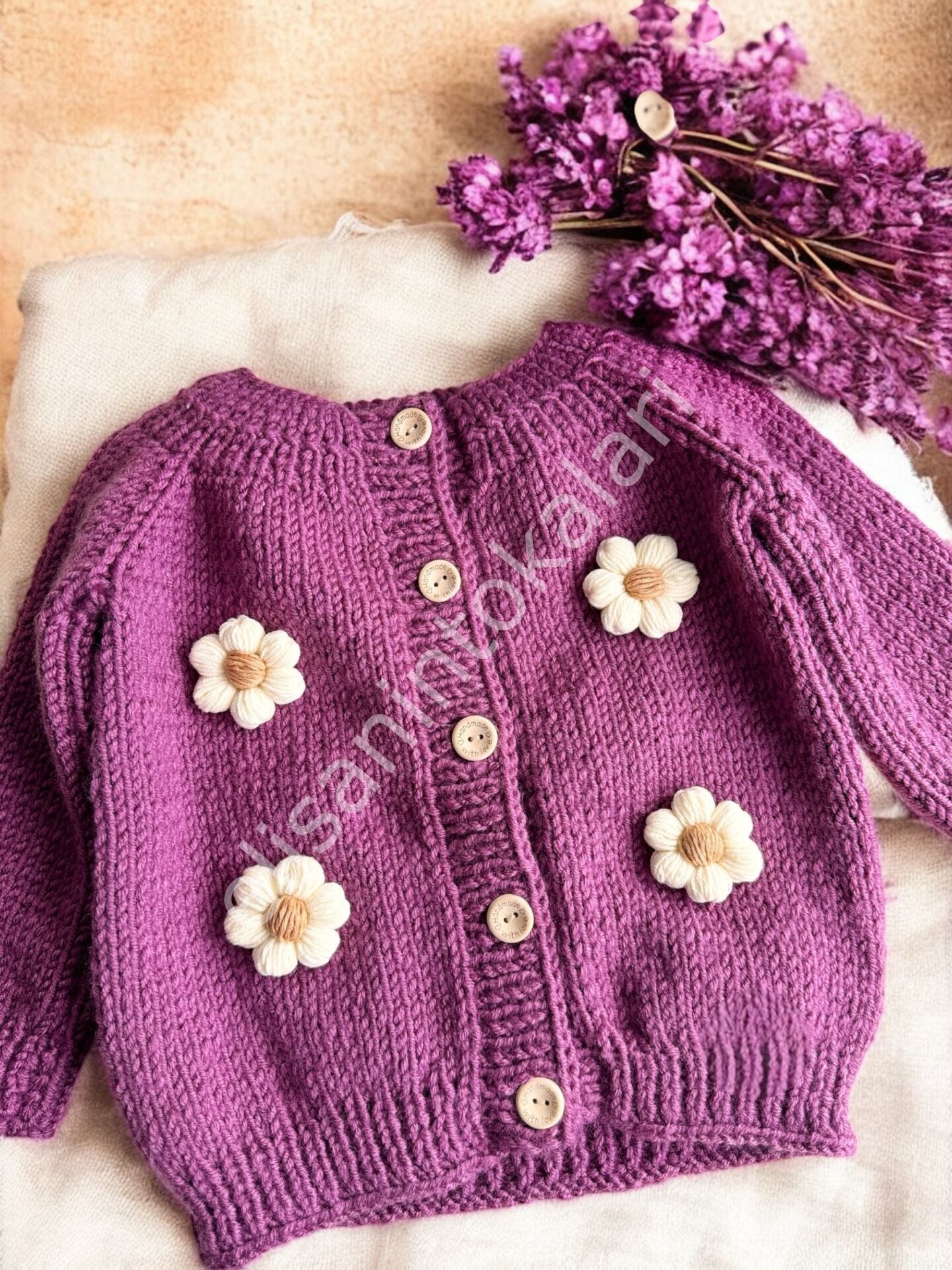SOFT DAİSY KİDS CARDİGAN 4 YEARS 3 PCS