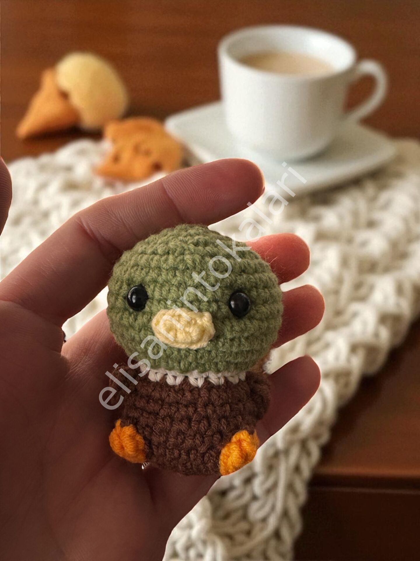 MALLARD DUCK MINI KEYCHAIN