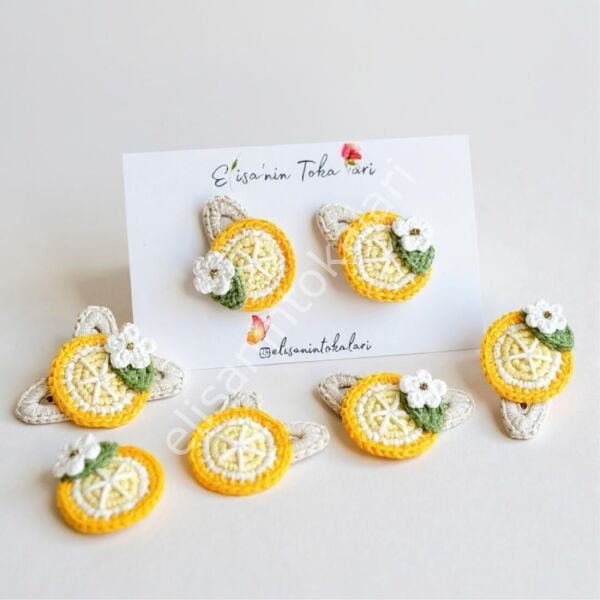 LEMON HAIR PIN PCS