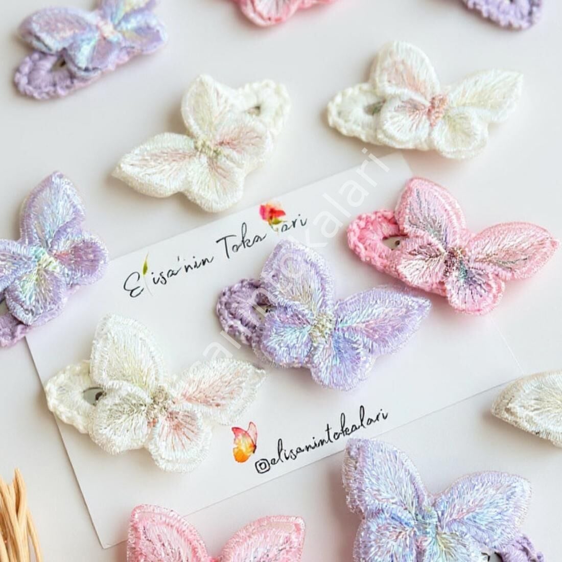 BUTTERFLY HAİRPİN 10 PCS LİLAC