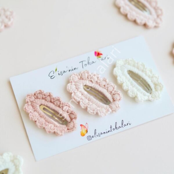 SOFT CROCHET PİN 10 PCS POWDER