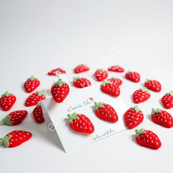 STRAWBERRY HAİRPİN PCS
