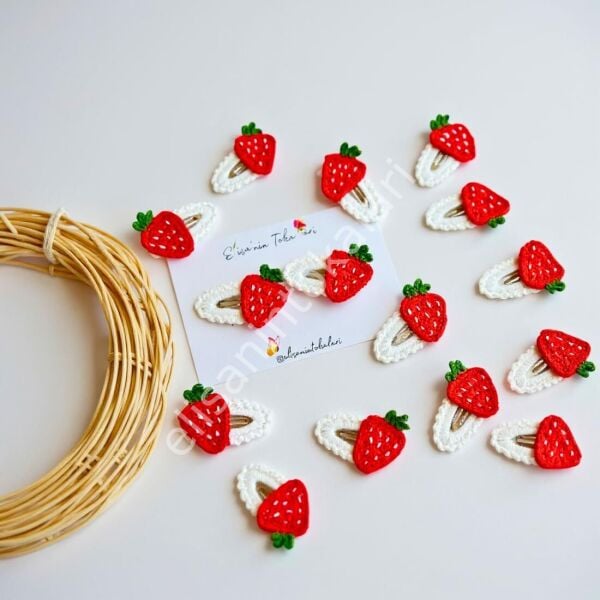 STRAWBERRY HAİRPİN PCS