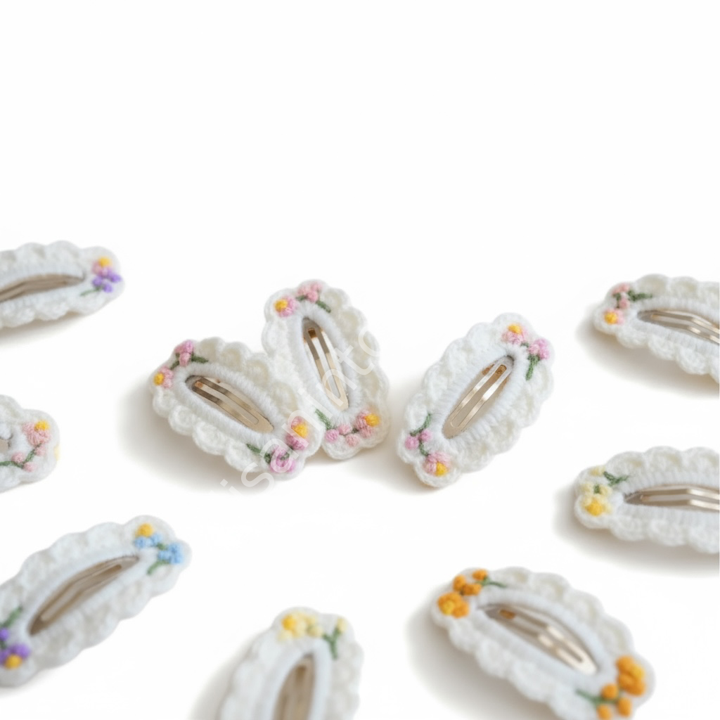 EMBRİODERY HAIR PIN PCS