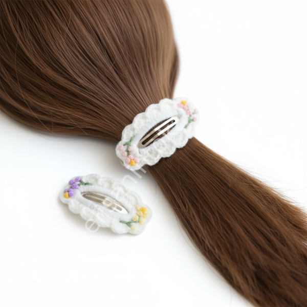 EMBRİODERY HAIR PIN 10 PCS