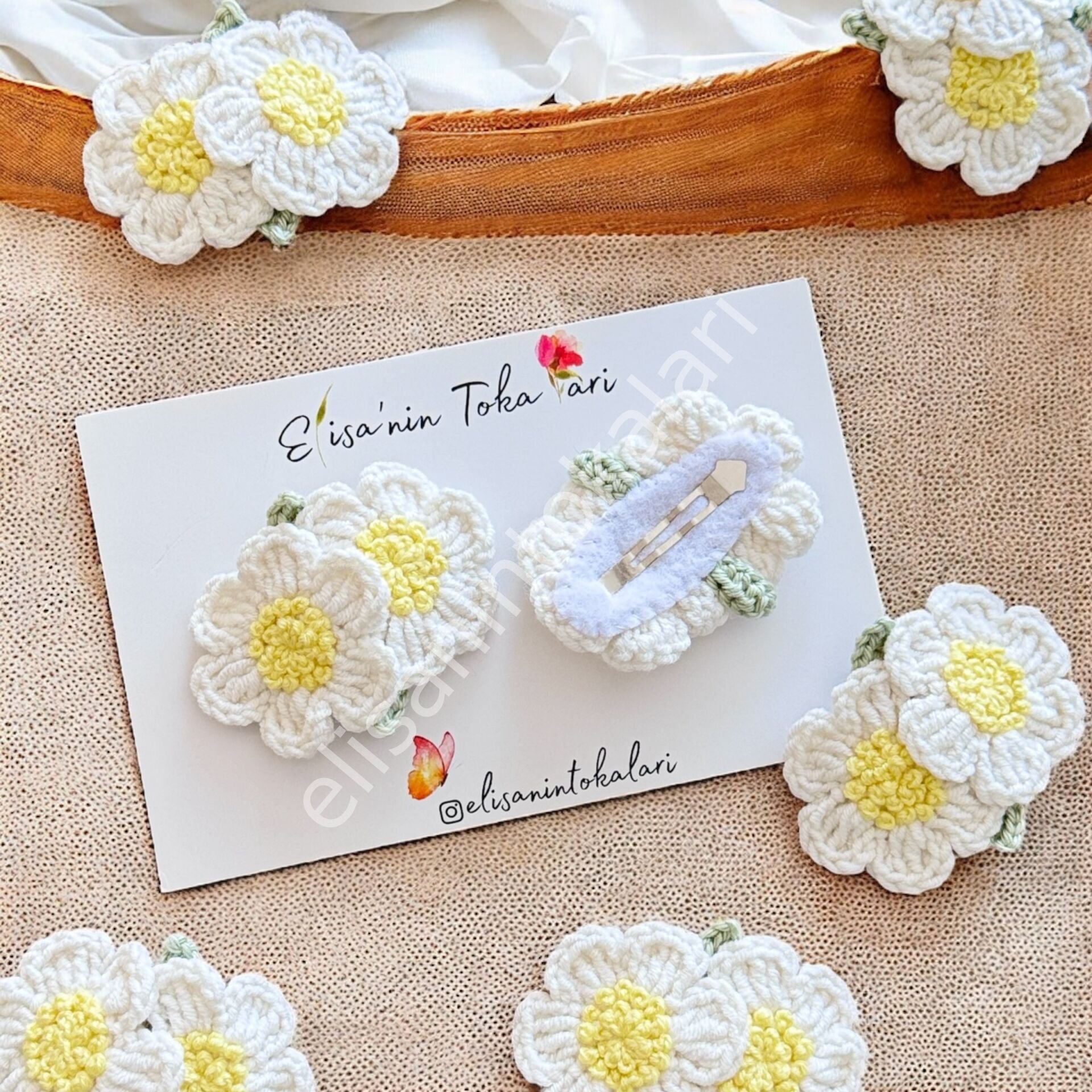 FLORAL DAİSY HAİRPİN PCS