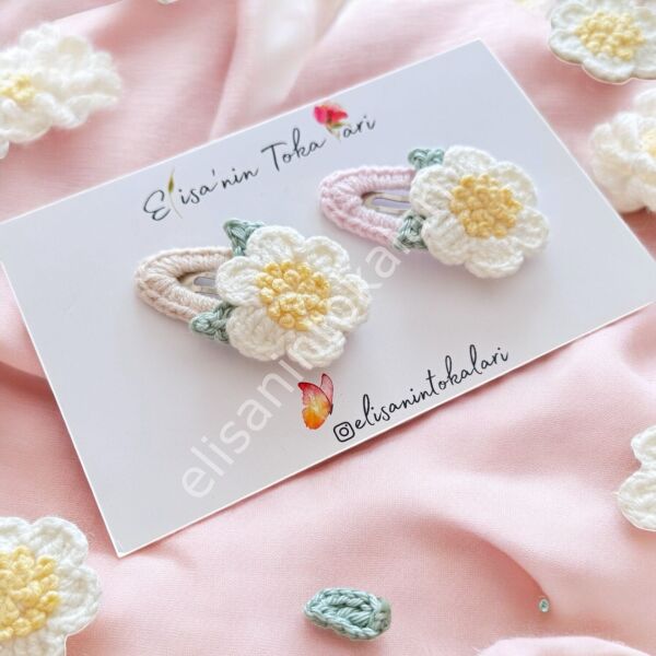 DAİSY LEAF HAİRPİN 10 PCS PİNK