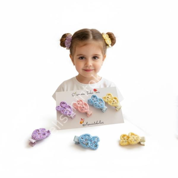 HEART HAİRPİN 10 PCS LİLAC