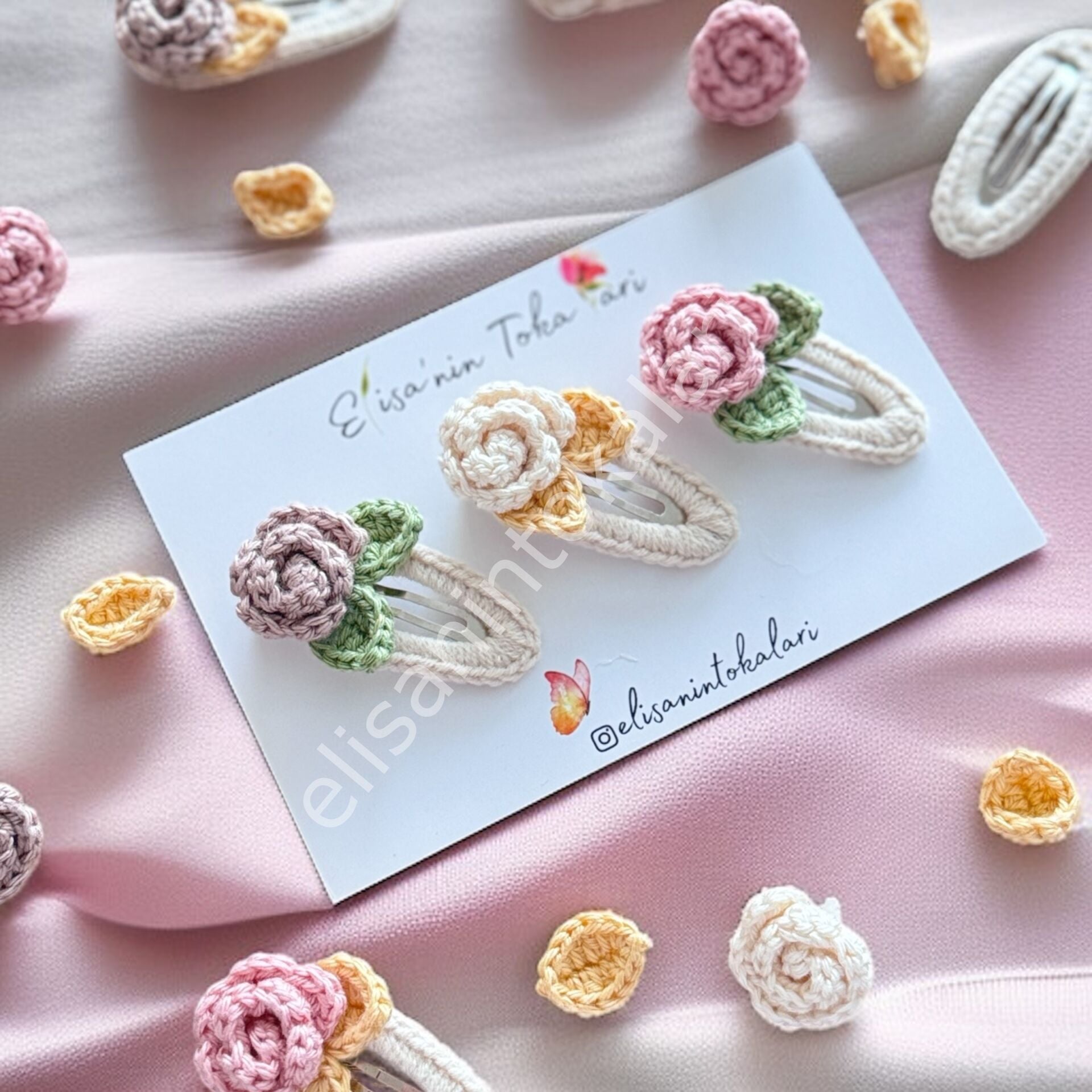 ROSE  HAİRPİN 10 PCS PİNK