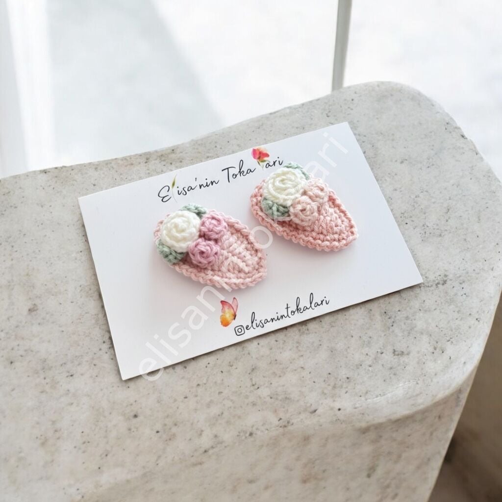 VİNTAGE ROSE HAIR PIN 10 PCS