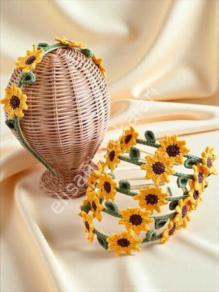 SUNFLOWER HAIR BAND 5 PCS