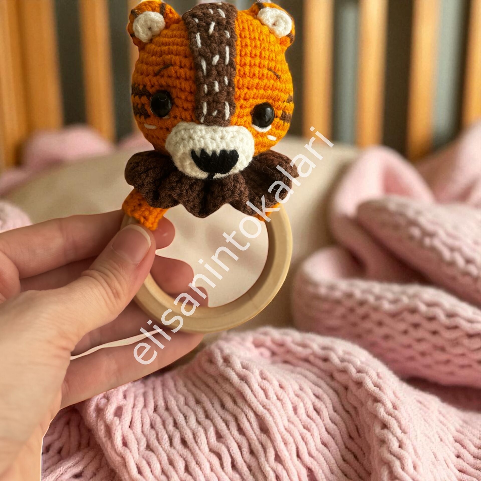 TIGER AMIGURIMI BABY RATTLE